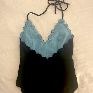 Marysia Swim Broadway Reversible Mallot Black Blue Small